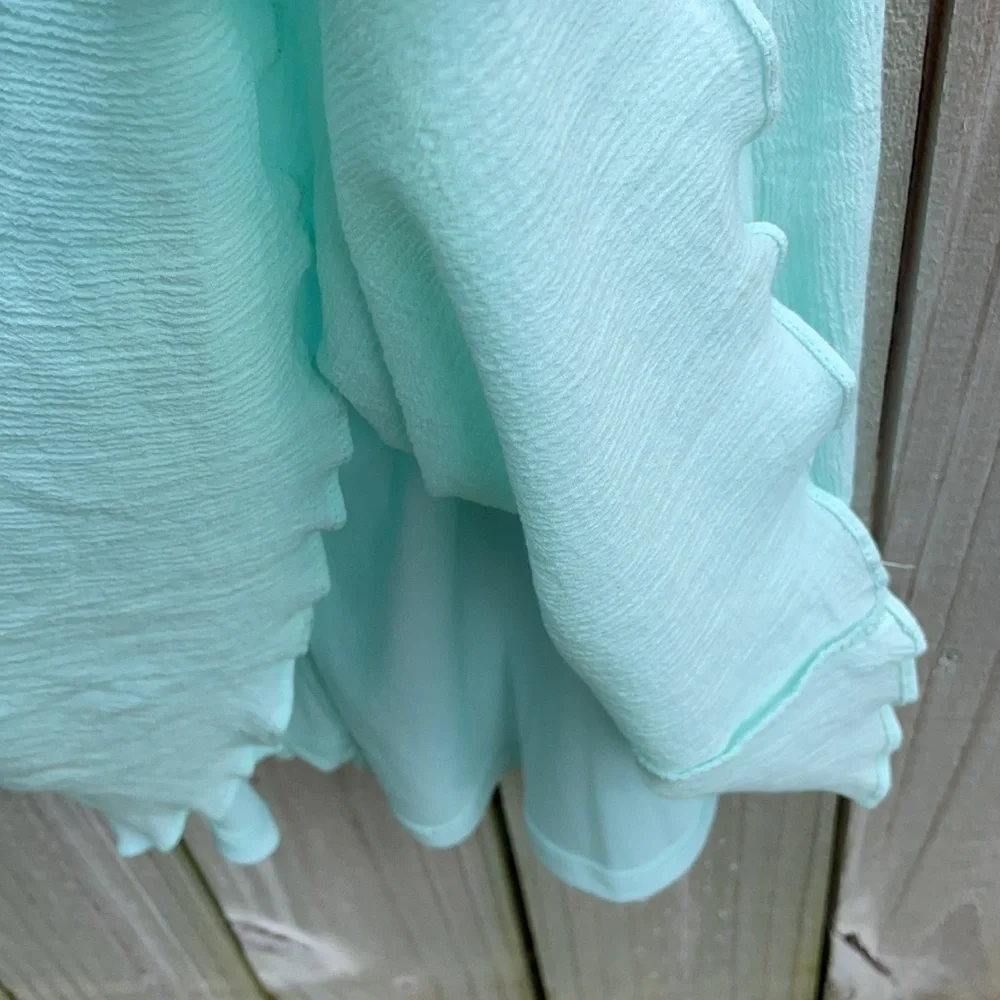 Lucky Brand Mint green halter dress size L New with tags